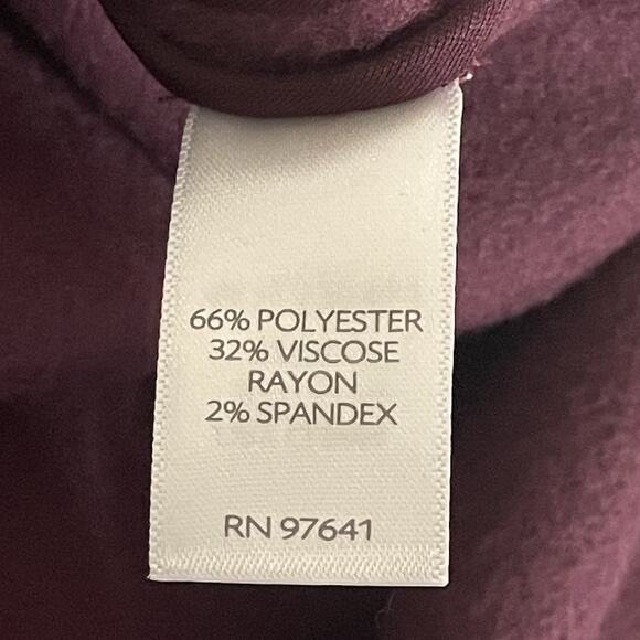 Pure Jill Faux Suede Long Shirt Jacket Size L Bayberry Buttons Fleece Ultra Soft - Picture 9 of 12